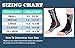 Doc Miller Premium Ankle Brace Compression Support Sleeve Socks for Swollen Foot Plantar Fasciitis Achilles Tendonitis, Use as Injury Support Recovery Eases Pain Swelling 1 PAIR (Gray, X-Large)