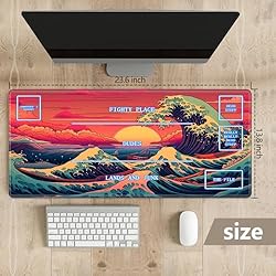Playmat with Magic Zone for MTG Trading Card