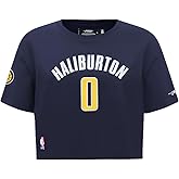 Pro Standard NBA Womens Womens NBA Indiana Pacers Classic Player Cotton Short Sleeve Boxy Tee