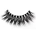 Arimika Clear Invisible Flexible Band 3D Mink Strip Lashes, Glamorous Dramatic Looking False Eyelashes, Reusable with Proper Care, ZT40