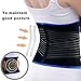 Ipow Adjustable Lightweight Back Brace Waist Trimmer with Removable Metal Boning & Optional Plastic Boning, Lumbar Support, Lower Back Belt, Posture Corrector, Pain Relief for Men and Women