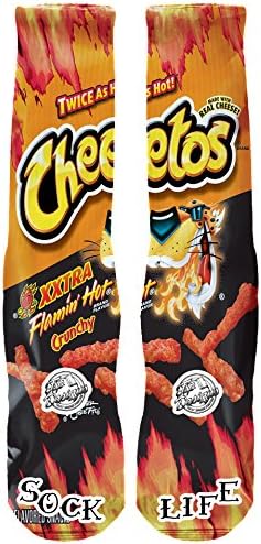 FSP Designs XTRA Flamin' Hot Custom Performance Crew Socks