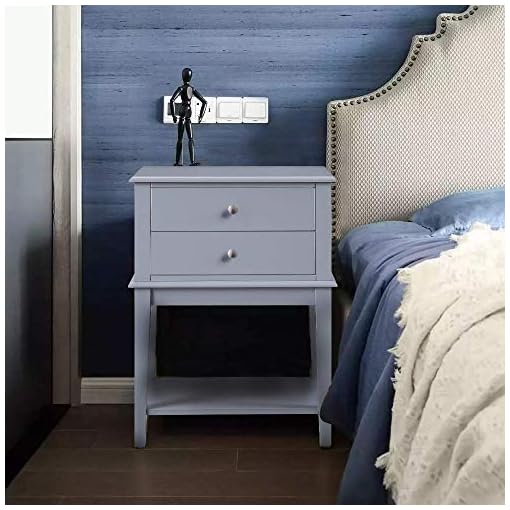 linio home grey nightstand small end table for bedroom bed side table with drawers bedside table accent table small night stands for bedrooms