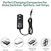 (2 Pack) 5V 2A Power Supply Adapter, BOLWEO AC 100-240V to DC 5V 1A Adaptor Cord Compatible with Baby Monitor,TV Box, Speaker, Camera,Audio/Video, 5V Router, DC Jack Barrel 5.5mmx2.1mm