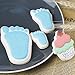 Foot Cookie Cutter for Baby Girl Boy Shower , Footprint, Party Favors Set of 3 (Foot)