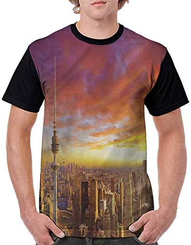 Classic T-Shirt,Inspirational Sun Rays Fashion Personality Customization