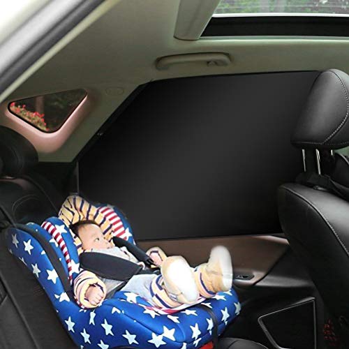 Side Window Sunshades for Car - 2 Pcs Front Sun Shades for Baby Women Men Black Car Curtains Foldable Upgraded Version of Magnetic(Front-2) - Thumbnail 3