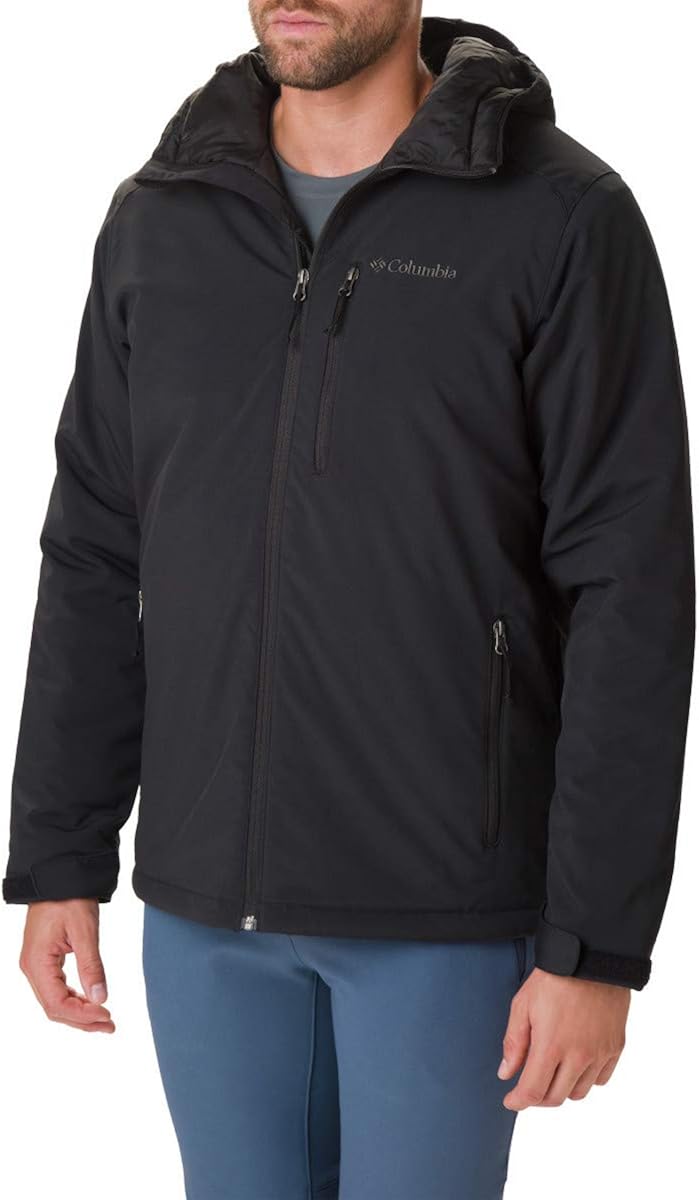 Columbia Men's Gate Racer Softshell Jacket, Black, X-Large: Clothing