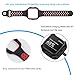 Joyozy Premium Silicone Bands Compatible with New Fitbit Versa Lite and Fitbit Versa Smartwatch with Protective Case Two-Color Perforation Breathable Sport Replacement Strap Bands for Women Men