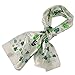Purple Box Jewelry Shamrock Scarf One Size Ivory (White)