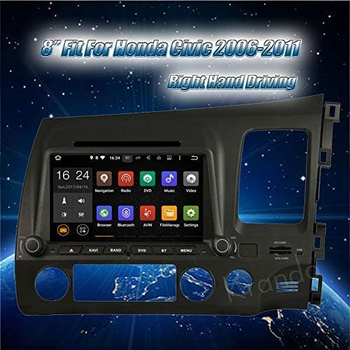 Car Radio Krando Android 7.1 for Honda Civic 2006-2011 Right Hand Driving System