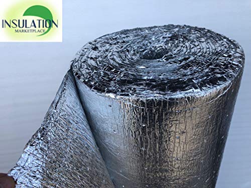 SmartSHIELD -5 Perforated Reflective Insulation roll, Foam Core, Radiant Barrier, House Wrap, Attic Insulation, Thermal Insulation. (48" x 50ft)