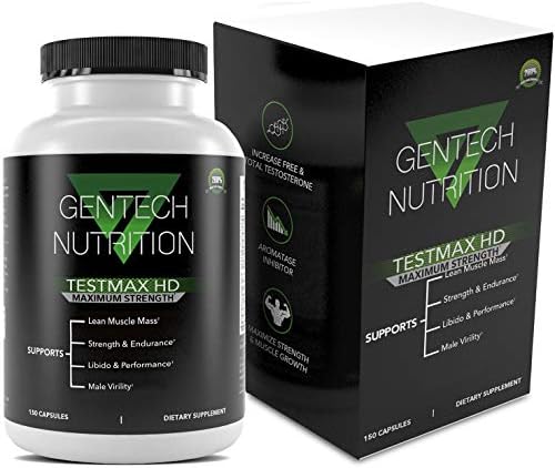 TestMax HD Extra Strength Test Booster Free Total Testosterone Improve Muscle Growth 