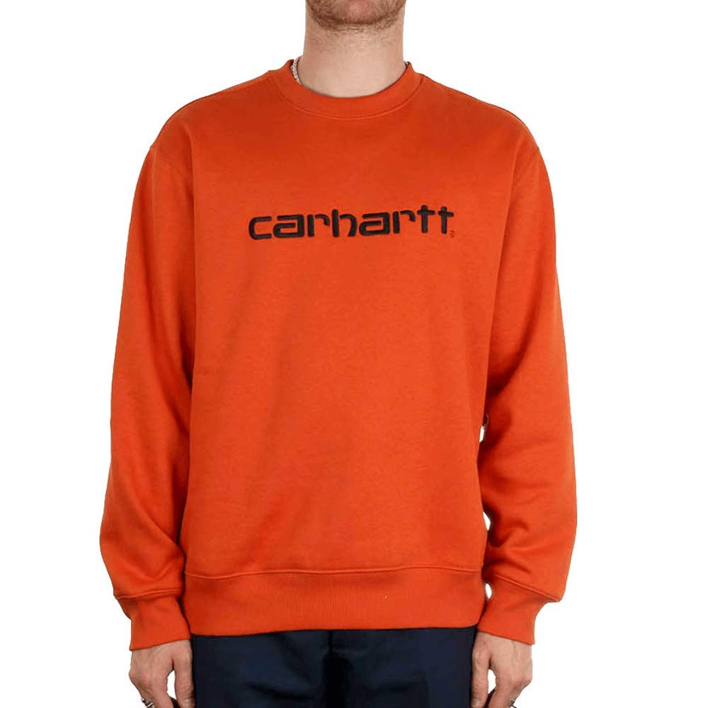 carhartt felpa arancione