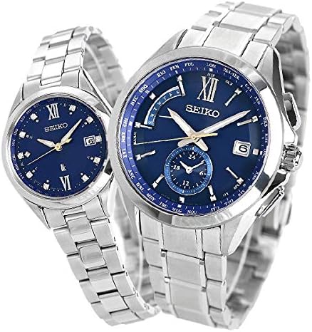 Amazon セイコー Seiko 腕時計 ブライツ ルキア 限定モデル Brightz Lukia 電波ソーラー チタン Saga281 Ssqv071 ペアウォッチ メンズ レディース 腕時計 腕時計 通販