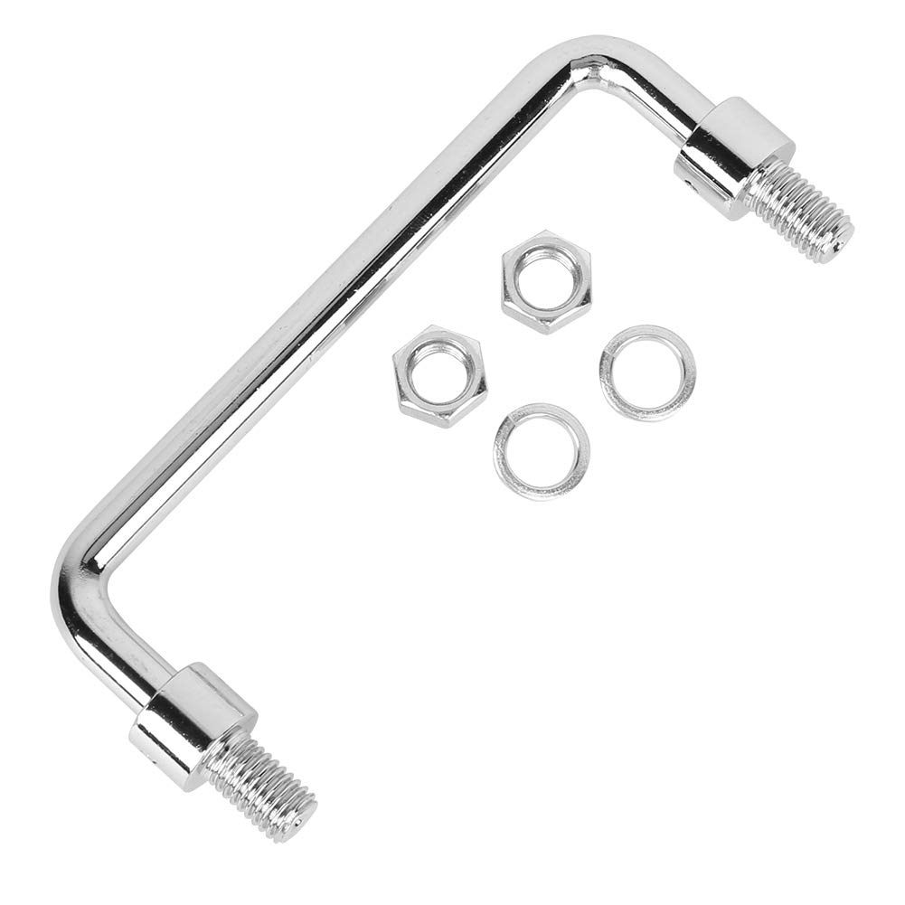 Uadme Metal Handle, Folding Door Handles, Heavy Duty Pull Handle, 120mm Handles, Stainless Steel Handles External, with Bright Polishing, for Cabinet Toolbox Greenhouse