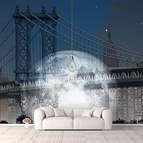 Wall Murals for Bedroom Fantasy View Mystery Collage Removable Wallpaper Peel and Stick Wall Stickers - 66x96 inches