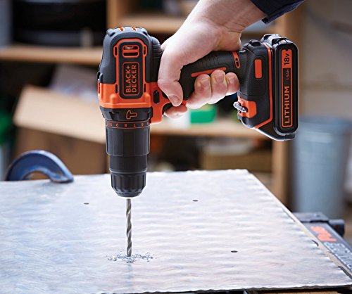 BlackDecker-BDCHD18KB-QW-Taladro-Percutor-sin-accesorios-18-W-18-V-Negro-Naranja-10-mm