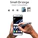 MoKo Universal Active Stylus, 2 in 1 High Precision Sensitivity 1.5mm Capacitive Pen, Metal Stylus Pen for Touch Screen Devices Smartphones & Tablets(iPad, iPhone X/8/8 Plus, Samsung etc.)- Space Gray