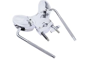 ALMENCLA Solid Double Tom Holder Stand Bracket Drum Set Mount