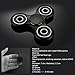 Hand Spinner, Fingers Entertainment, Finger Toy Stress Reducer - Perfect for ADD, ADHD, Anxiety, and Autism Adult Children, Black
