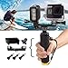 Mount Adapter Accessories with Tripod Mount Adapter Thumbscrews and Phone Clip for GoPro Hero 12 11 10 9 8 7 6 5 4 3 3+ 2 1 Session Black Silver Double Mounting Accessory Kit for Action Cameras