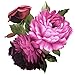 TAFLY Peony Flower Large Temporary Tattoo Body Back Sticker Fake Transfer Tattoos 2 Sheets