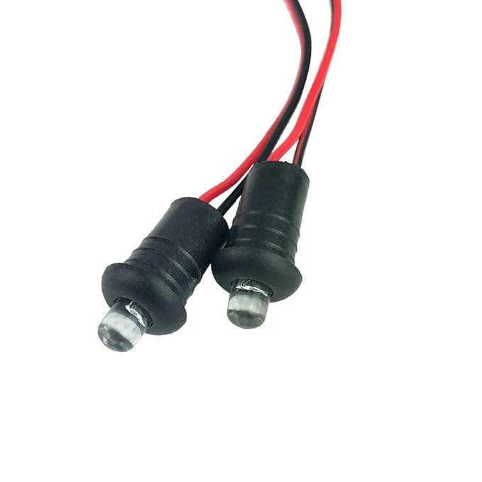 Zavarea 1 Pair Portable Blue Flashing Dummy Fake Car Alarm Dash Mount