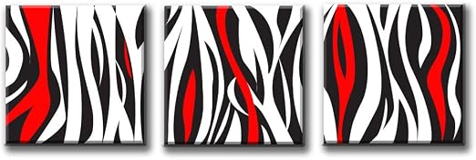 Amazon Com Spirit Up Art Huge Red And Black And White Abstract