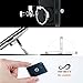 Kickstand - Original, Genuine, Authentic Bunker Ring Cell Phone and Tablets Anti Drop Ring for iPhone iPad iPod Samsung Galaxy Note and Any Universal Mobile Devices (Black+Hook)