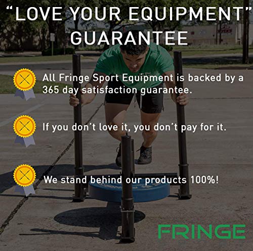 Econ"Prowler" Weighted Push Sled/Add Plates for More Resistance/CrossFit, Resistance, Strength & Conditioning Equipment/Easy Assembly and Storage with Detachable Handles