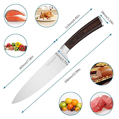 2 Homgeek+German+Stainless+Kitchen+Ergonomic