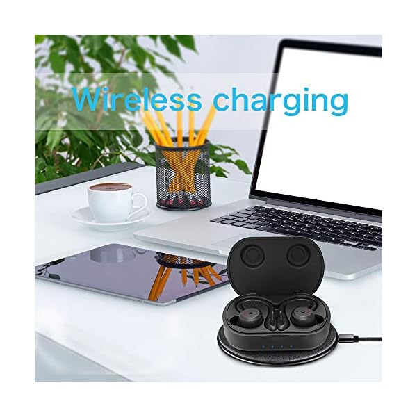 Sport-Ergonomic-Design-Headphones-APEKX-True-Wireless-Bluetooth-50-Sports-Earbuds-IPX7-Waterproof-Stereo-Sound-Built-in-Mic-EarphonesSupporting-Wireless-ChargingBlack Sport Earhook Design Headphones for Running APEKX True Wireless Bluetooth 5.1 IPX7 Waterproof Stereo Sound, Built-in Mic…