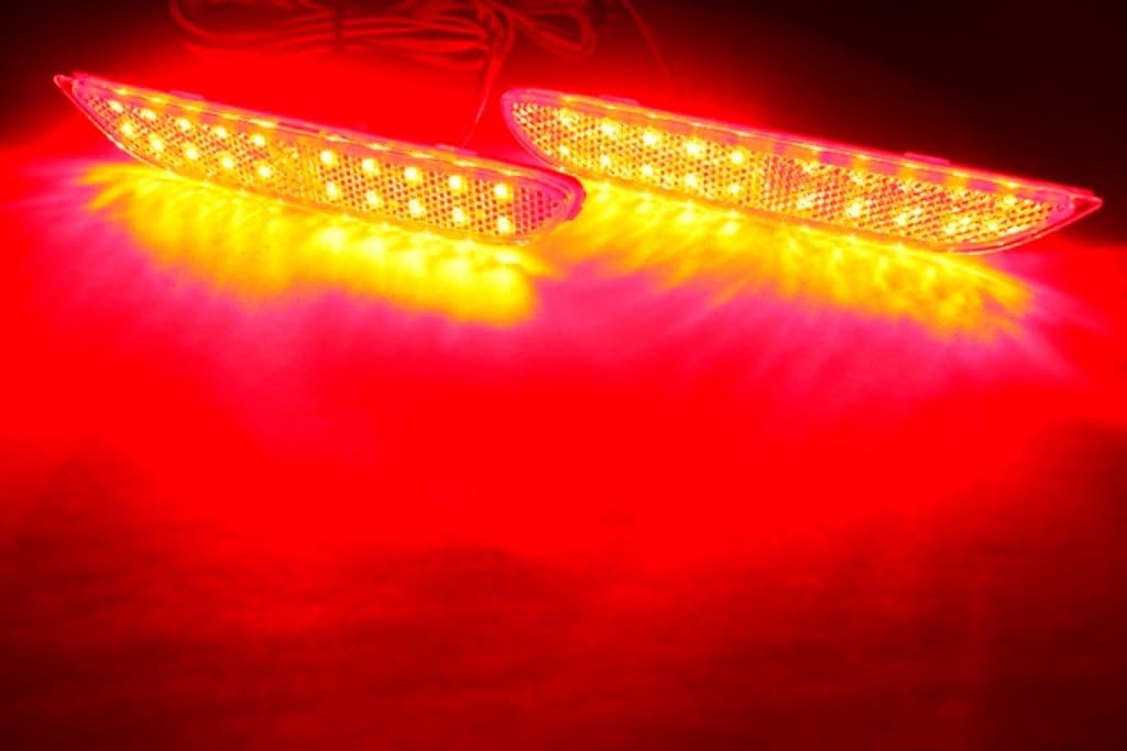 V37 スカイライン 純正加工ledリフレクター N6 40 ブレーキ テールランプ 車 バイク Amazon