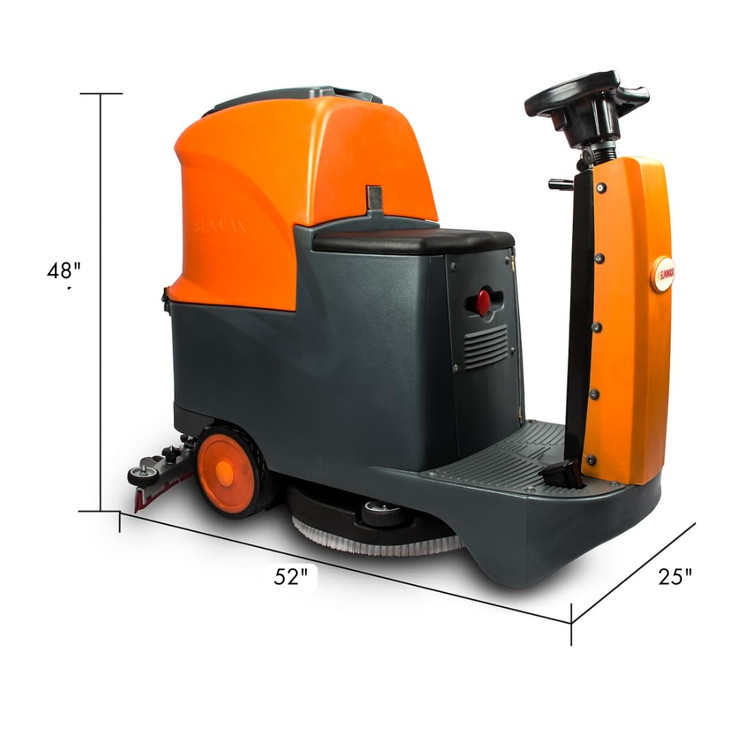Ride-On Floor Scrubber Machine, 22