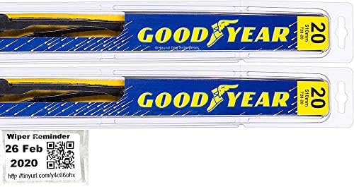 Amazon Com Windshield Wiper Blade Set Kit Bundle For 2003 2011 Honda Element Driver Passenger Blades Reminder Sticker Premium Automotive