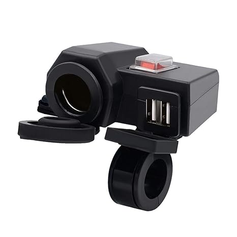 Amazon.com: Distribuidor de enchufes de coche 12 V/24 V con ...