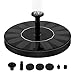 Solar Fountain Pump, 1.4W Free Standing Water Fountain Pump Kit with 4 Different Spray Pattern Heads for Bird Bath, Fish Tank, Small Pond and Garden