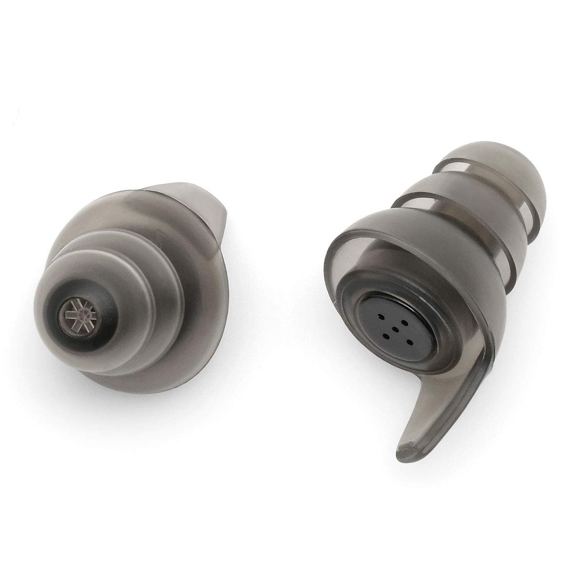 Advanced Eartune Live U Hi-Fidelity Earplugs for Concerts, Musicians, Hearing Protection, 23dB Noise Reduction, Universal-Fit Hypoallergenic Silicone (Small, Black)