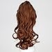Miss U Hair Princess Wig Long Curly Brown Belle Cosplay Costume Wig Claw Ponytail