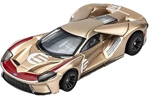 AFX/Racemasters Ford GT Heritage #5 Gold AFX22061 HO Slot Racing Cars