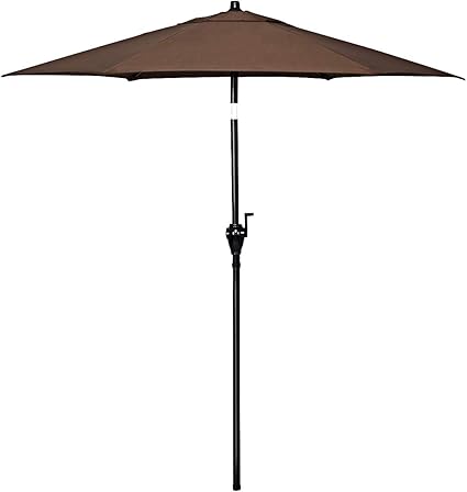 Amazon Com Goplus 6 6ft Outdoor Patio Umbrella Table Umbrella W
