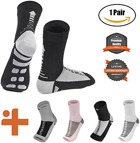 Plantar Fasciitis Relief Compression Socks: Health Is Wealth Anti Fatigue Medical Sock Sleeve for Men and Women - Improves Blood Circulation, Provides Relief for Swelling, Cramps