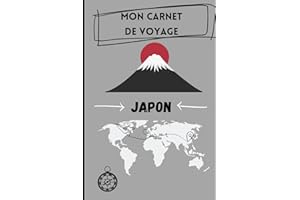 Mon carnet de voyage - Japon: Livre de voyage à remplir | Journal de souvenirs pour noter et suivre son voyage au Japon | Pap