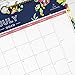 Blue Sky Day Designer for 2019-2020 Academic Year Monthly Wall Calendar, Twin Wire Binding, 15' x 12', Peyton Navy