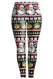 LOV ANNY Women's Digital Print Christmas Costume Stretchy Leggings Tights