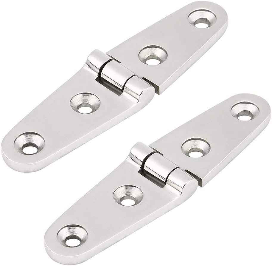 Marine Grade Stainless Steel Mirror Polished Door Hinge Boat Cabin Door