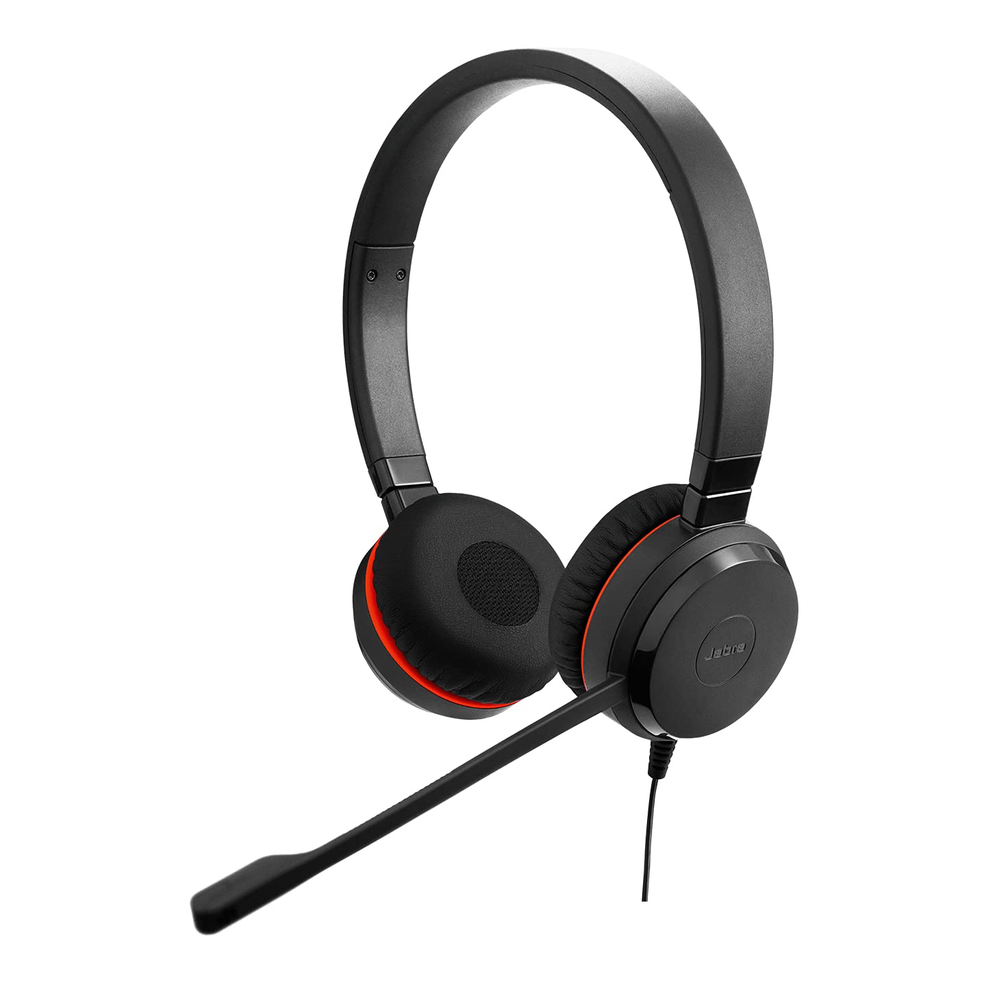Jabra Evolve 20 SE Stereo Headset, USB-C Kabel mit Anrufsteuerung, Unified Communication, Schwarz