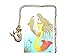 Kpblis Summer Mermaid Soft 56-Inch-by-28-Inch Blanket for Kid, Green