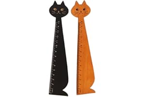 2Pcs 15Cm Cute Cartoon Cat Rulers Kawaii Stationery Novelty Gift Student School Stationery Measuring Drawing Tool Attractive